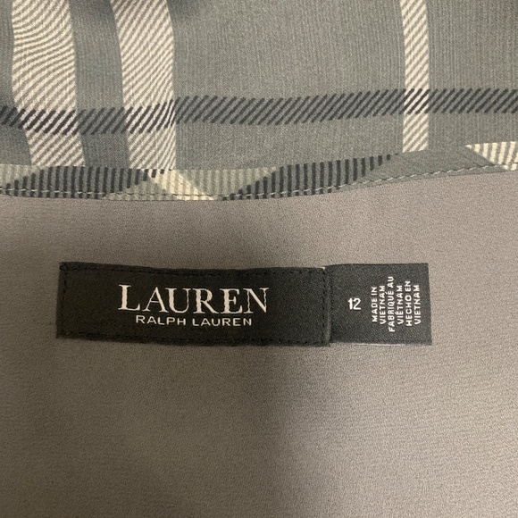 LAUREN Ralph Lauren Green plaited dress SZ 12 - Picture 7 of 7